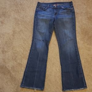 Lucky Brand dark blue bootcut denim jeans